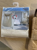 Wäschesammler Canguro - Edelstahl - Beige