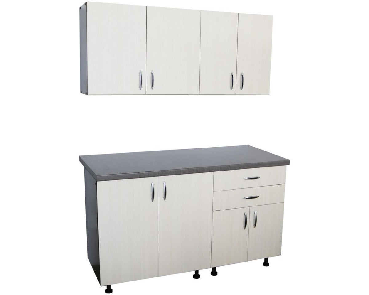 Bucatarie Sofia 1.4 metri cu blat imitatie beton
