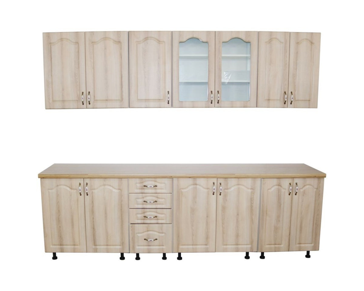Bucatarie Zebra 2.6 metri MDF sonoma