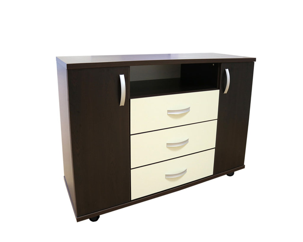 Comoda Laguna wenge cu fildes