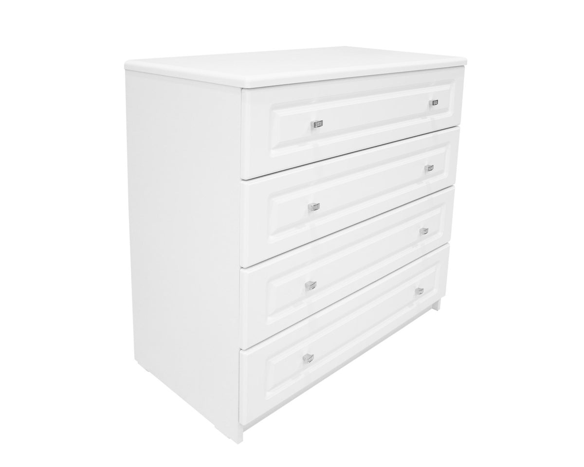 Comoda Dynasty Sonoma cu 8 sertare si blat MDF