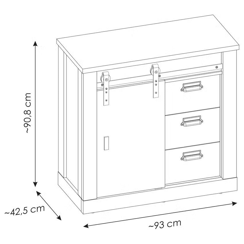 Comoda Shutter II Pinie