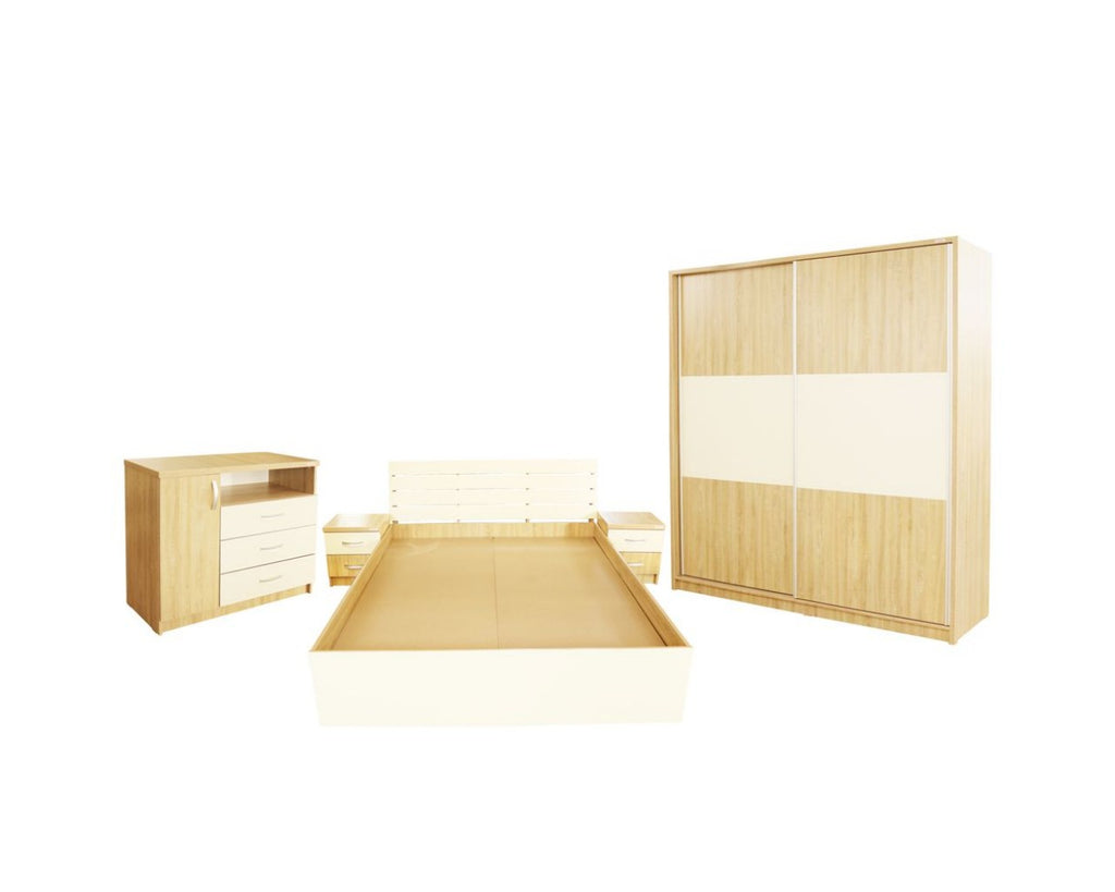 Dormitor Milano cu Pat Sonoma 160x200 cm