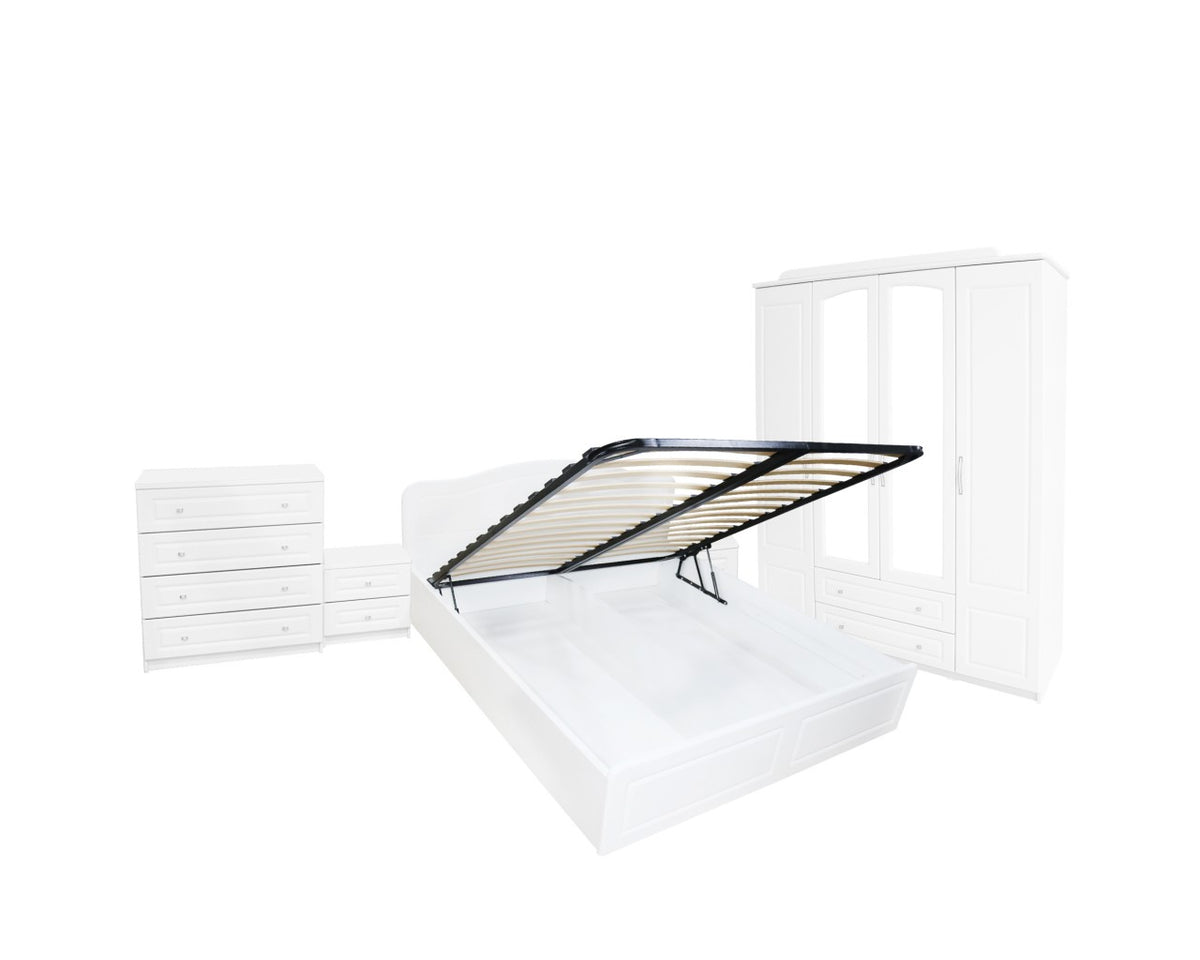 Dormitor Sara cu pat 180x200 cm cu somiera rabatabila