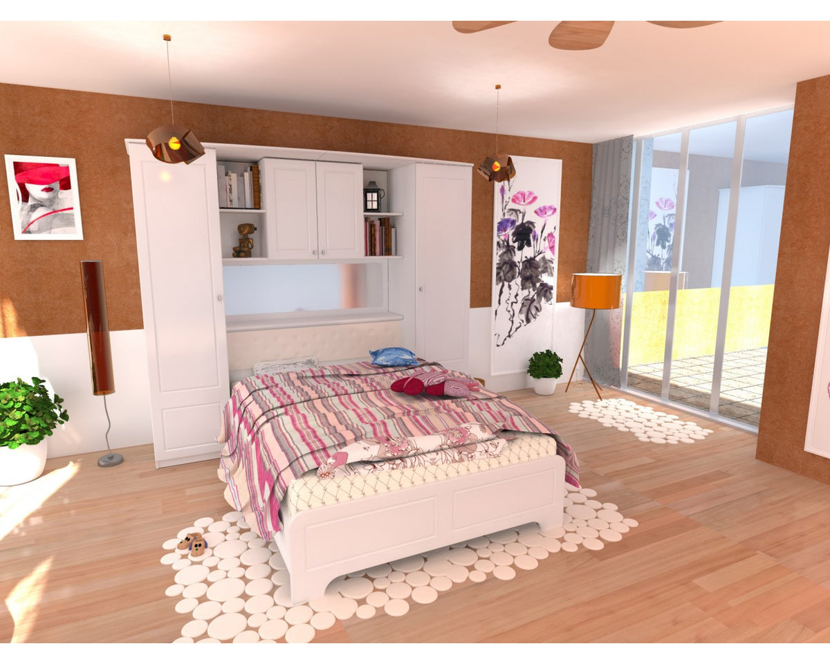 Dormitor Madrid MDF Alb