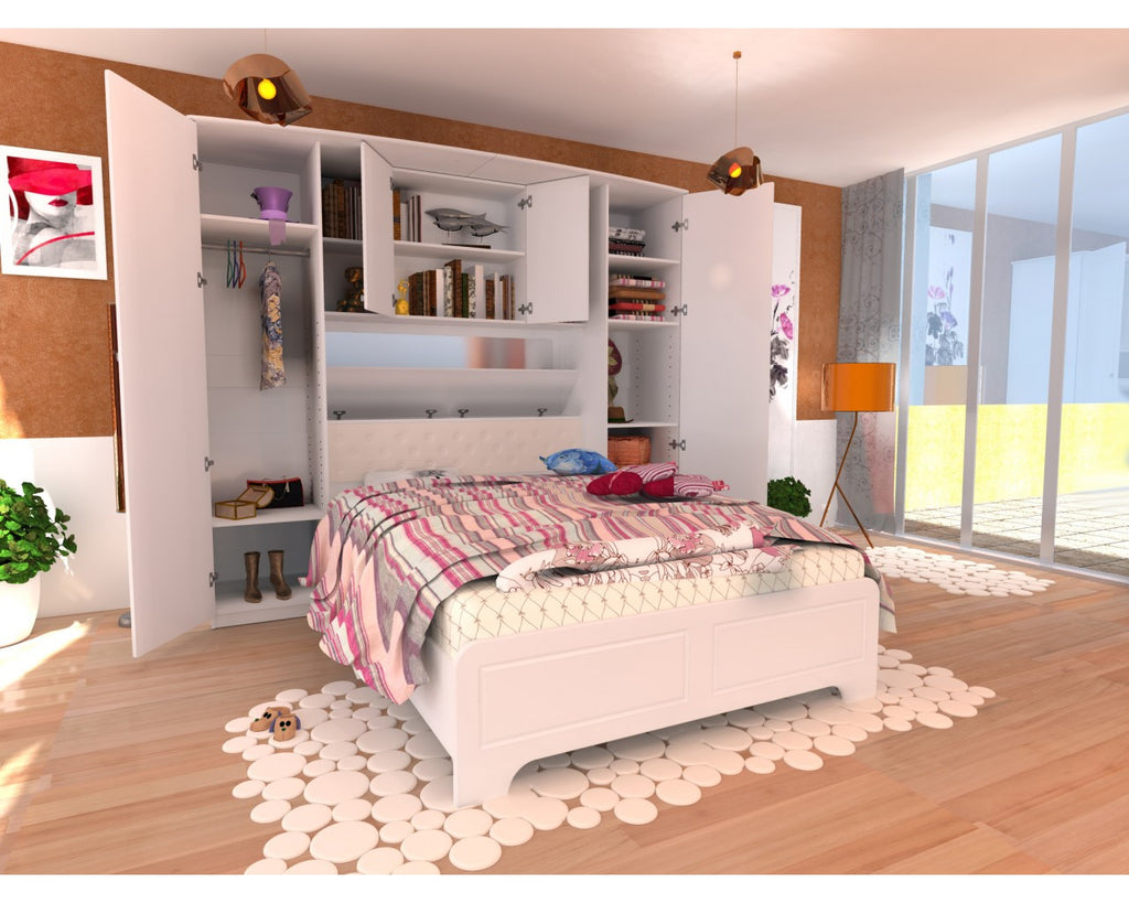 Dormitor Madrid MDF Alb