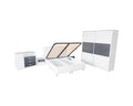 Dormitor Milano cu Pat Alb 160x200 cm