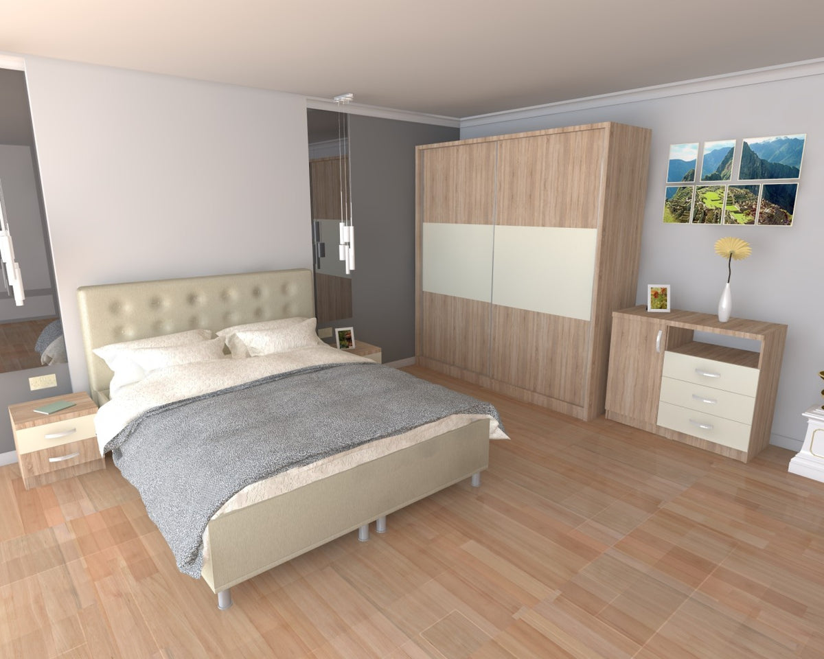 Dormitor Roma cu pat 160x200 cm