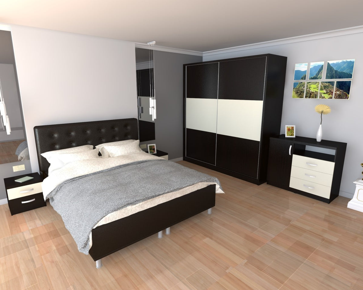 Dormitor Roma cu pat 160x200 cm