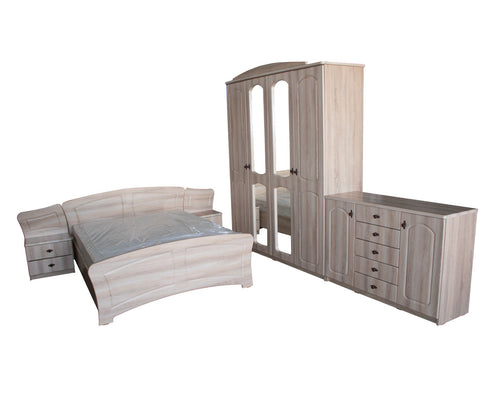 Dormitor Roma cu pat 140x200 cm