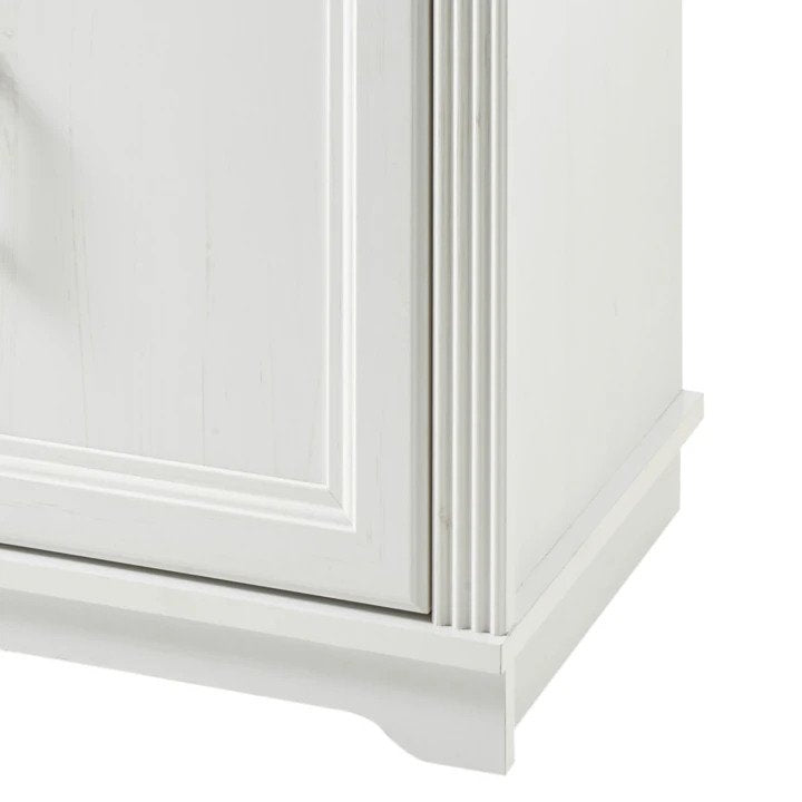 Dulapior Jasmund Decor alb de pin