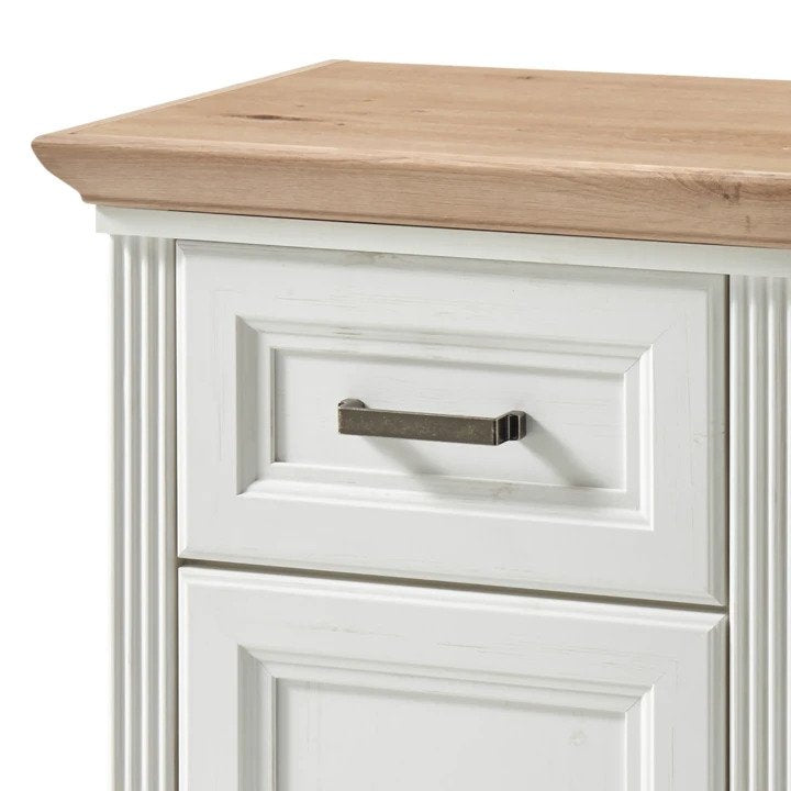 Dulapior Jasmund Decor alb de pin