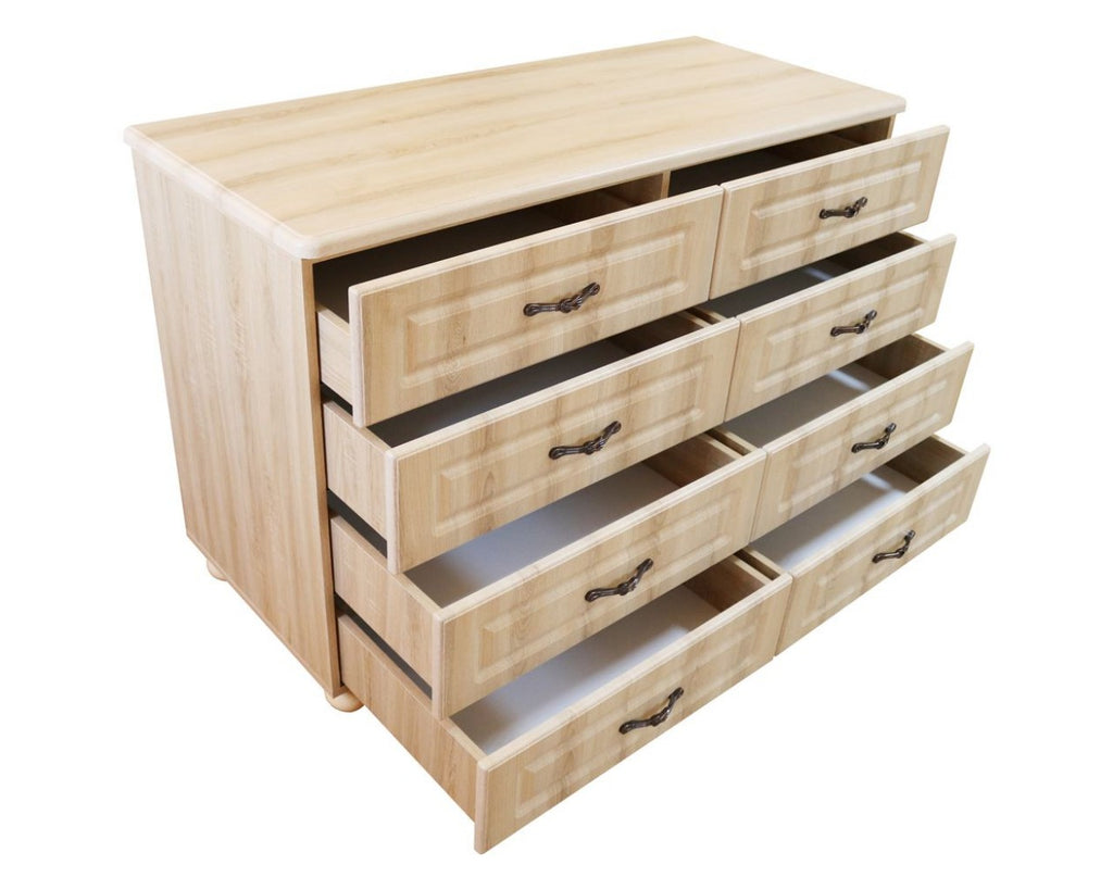 Dormitor Dynasty Sonoma cu pat 180x200 cm