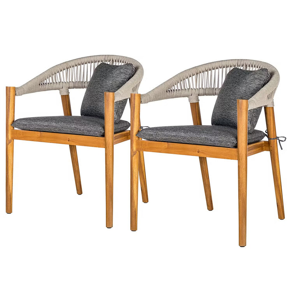 Set de 2 scaune de grădină NELLOO