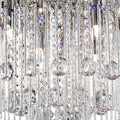 Plafoniera Beatrix Sticlă cristal / aluminiu