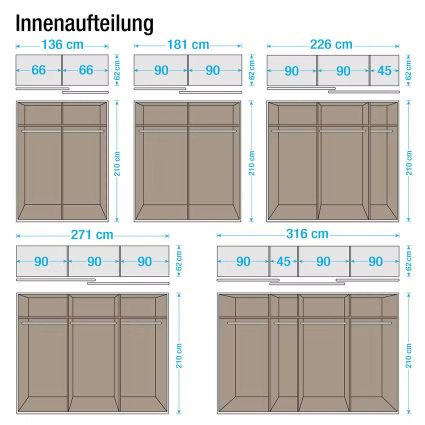 Polițe de 45 pentru dulap(set de 3 buc)