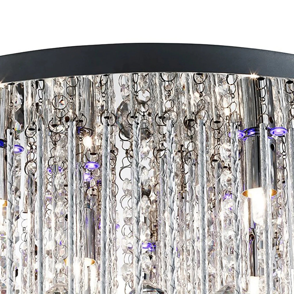 Plafoniera Beatrix Sticlă cristal / aluminiu