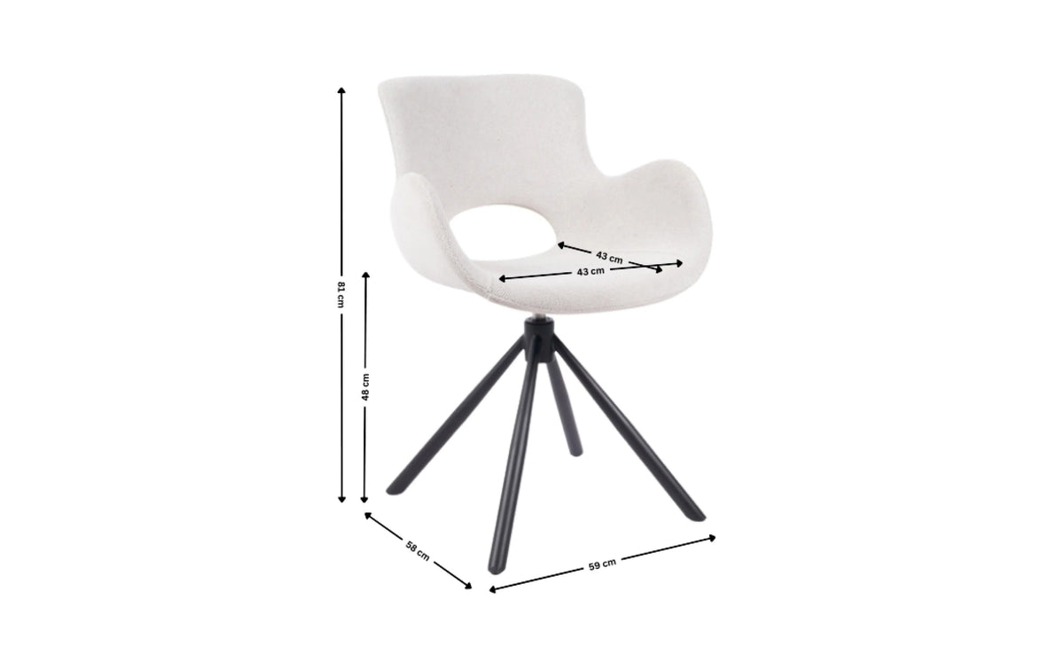 Scaun „KOJAQC0359”BEJ