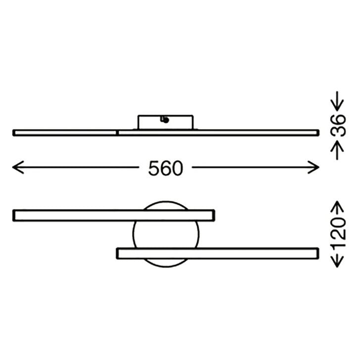 Plafoniera LED Go