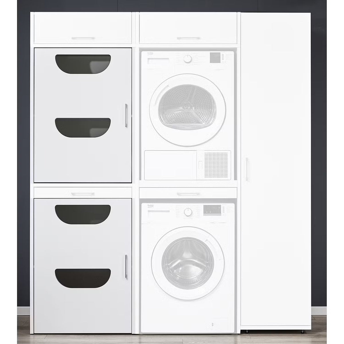 Inserție pentru rufe Kielce Alb