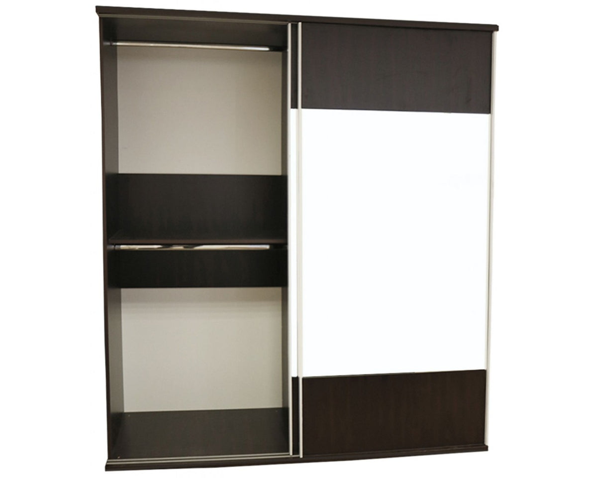 Dormitor Laguna cu pat 140x200 cu lada Wenge cu Vanilie