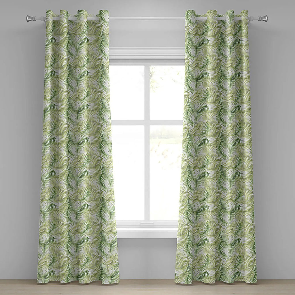 Draperii cu inele Palm Leaves 2 piese