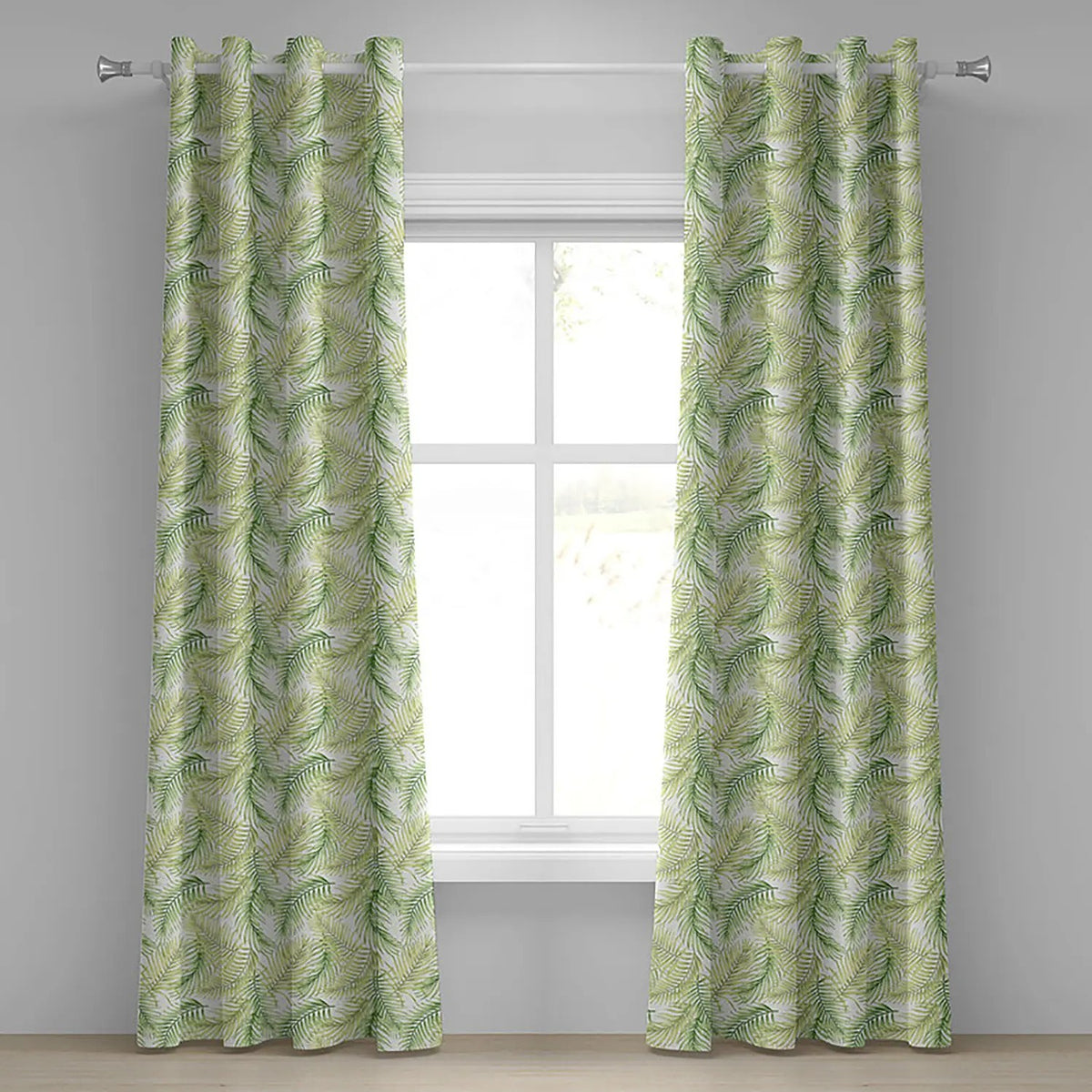 Draperii cu inele Palm Leaves 2 piese