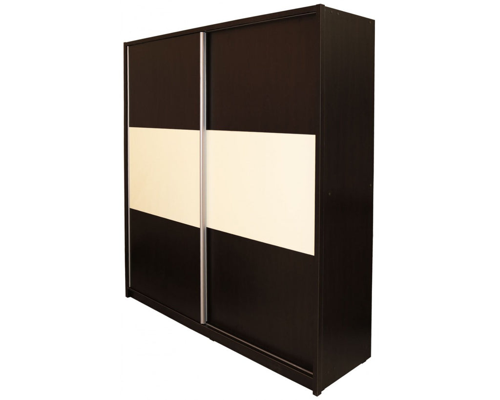 Dormitor Milano cu Pat Tapitat Wenge 160x200 cm