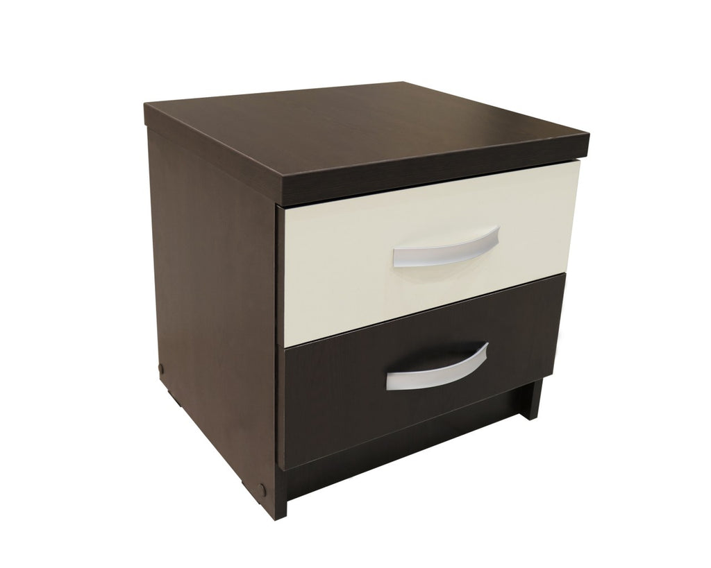 Dormitor Milano cu Pat Tapitat Wenge 140x200 cm