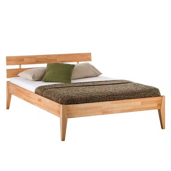 Pat din lemn masiv JillWOOD 185cm