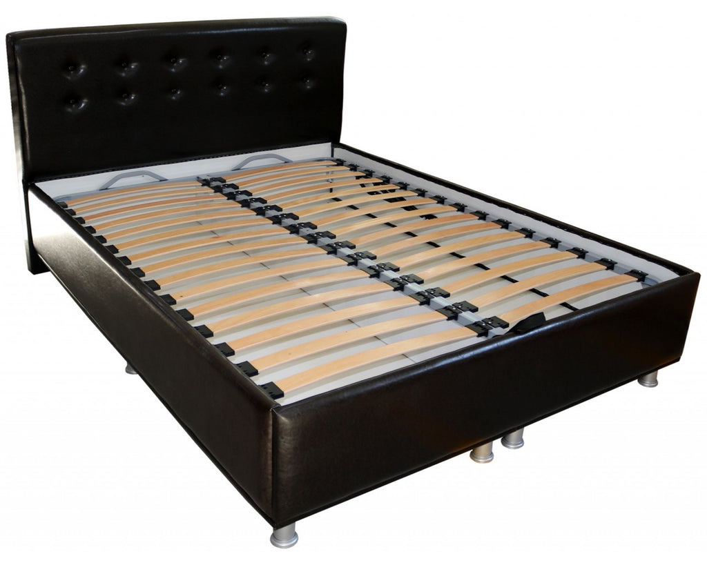 Dormitor Milano cu Pat Tapitat Wenge 160x200 cm