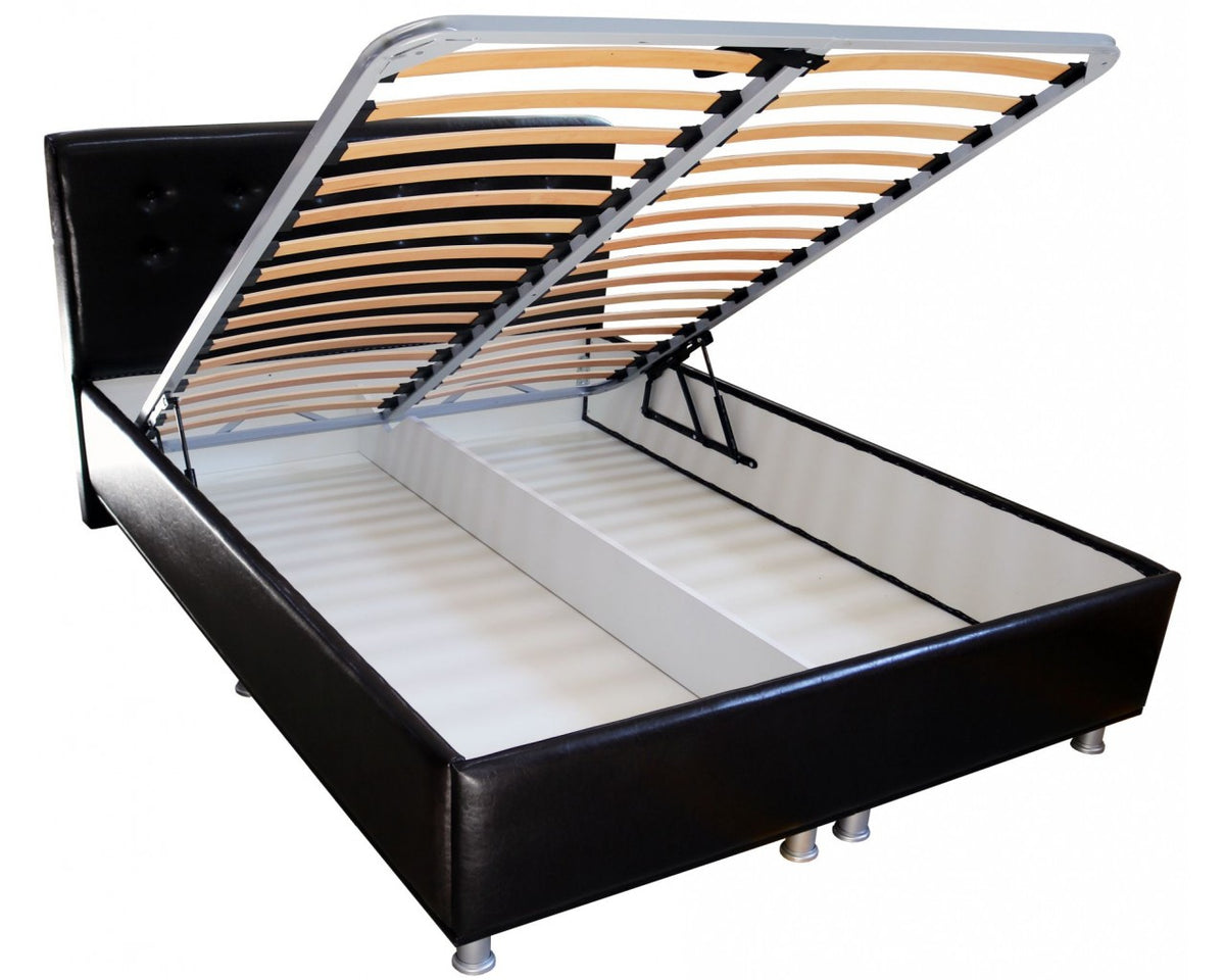 Dormitor Milano cu Pat Tapitat Wenge 160x200 cm