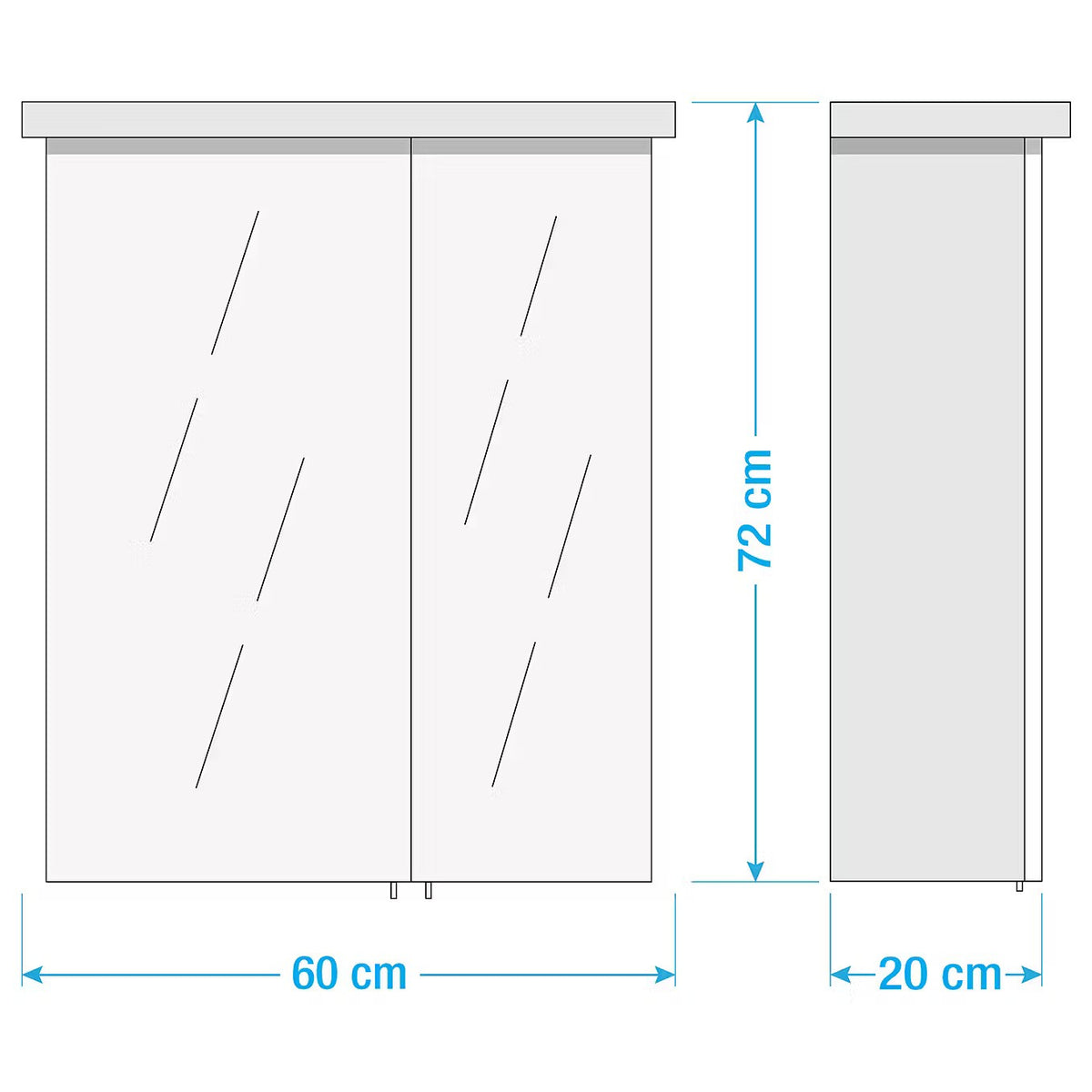 Dulap cu oglindă Quickset 963