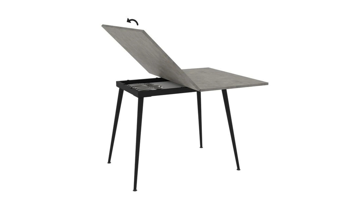 Masă Extensibilă „Lilis 120 cm Retro Stone”