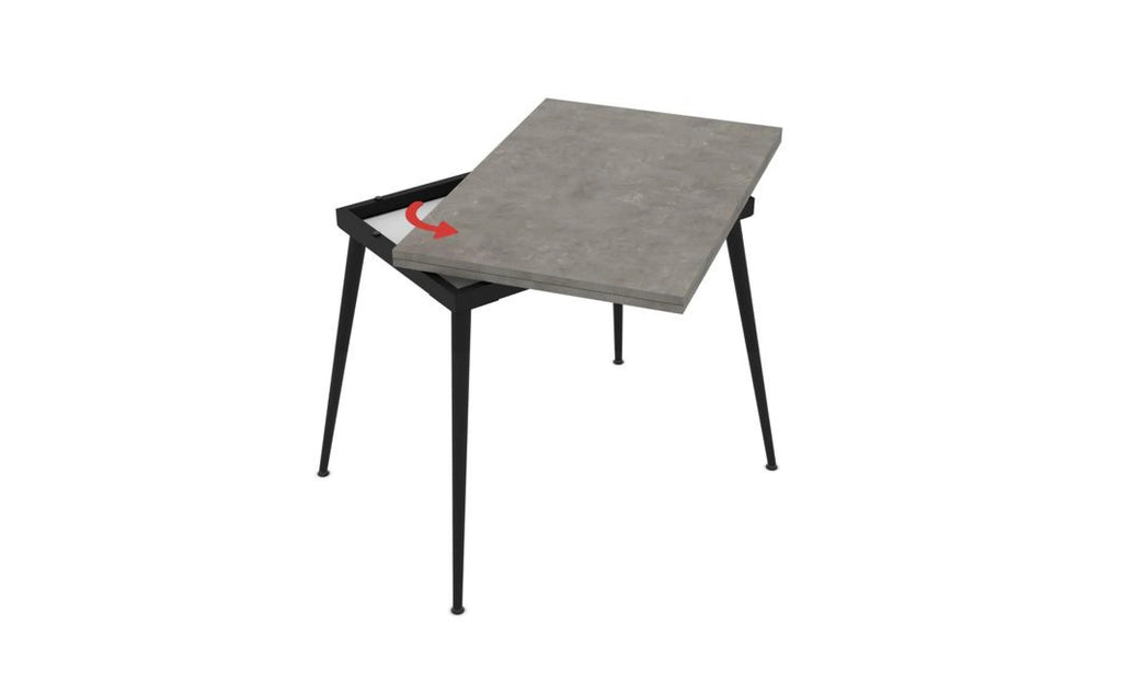 Masă Extensibilă „Lilis 120 cm Retro Stone”