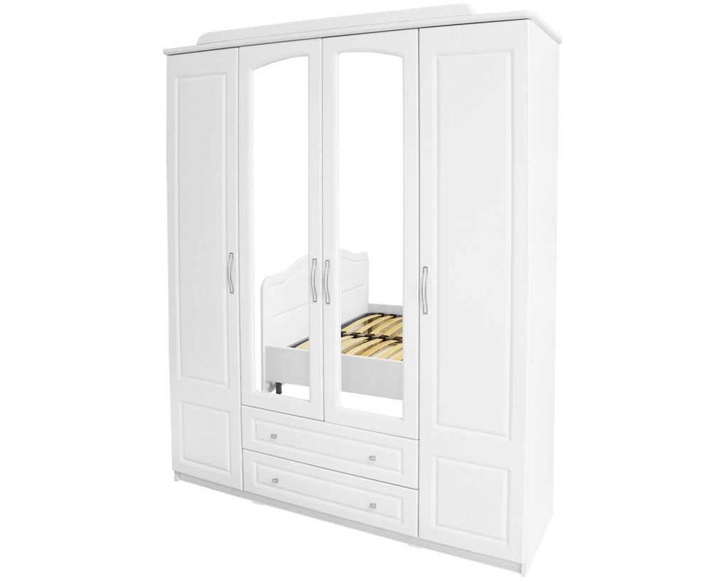 Dormitor Sara cu pat 140x200 cm cu somiera fixa