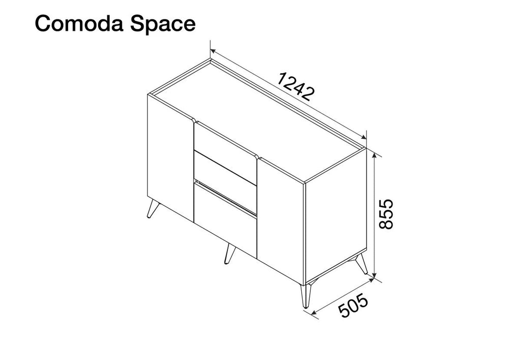 Comoda SPACE GRI