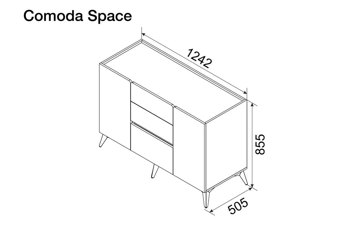 Comoda SPACE GRI