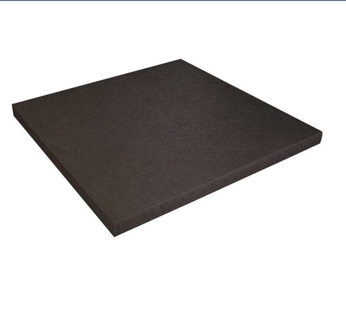 Bucatarie Zebra 260 cm din MDF Alb Mat cu blat termoizolant negru