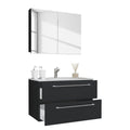Set de baie Muniz II (2 piese) Negru
