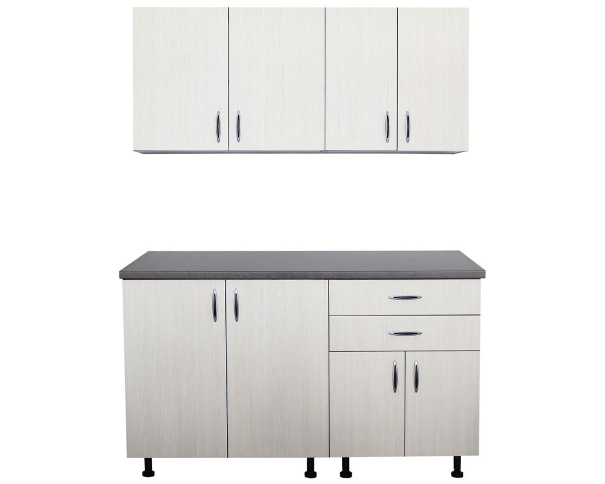 Bucatarie Sofia 1.4 metri cu blat imitatie beton