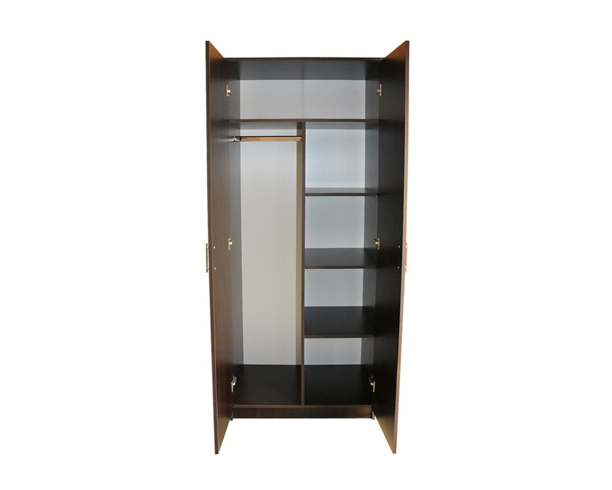 Dulap Soft 2 usi cu despartitor wenge