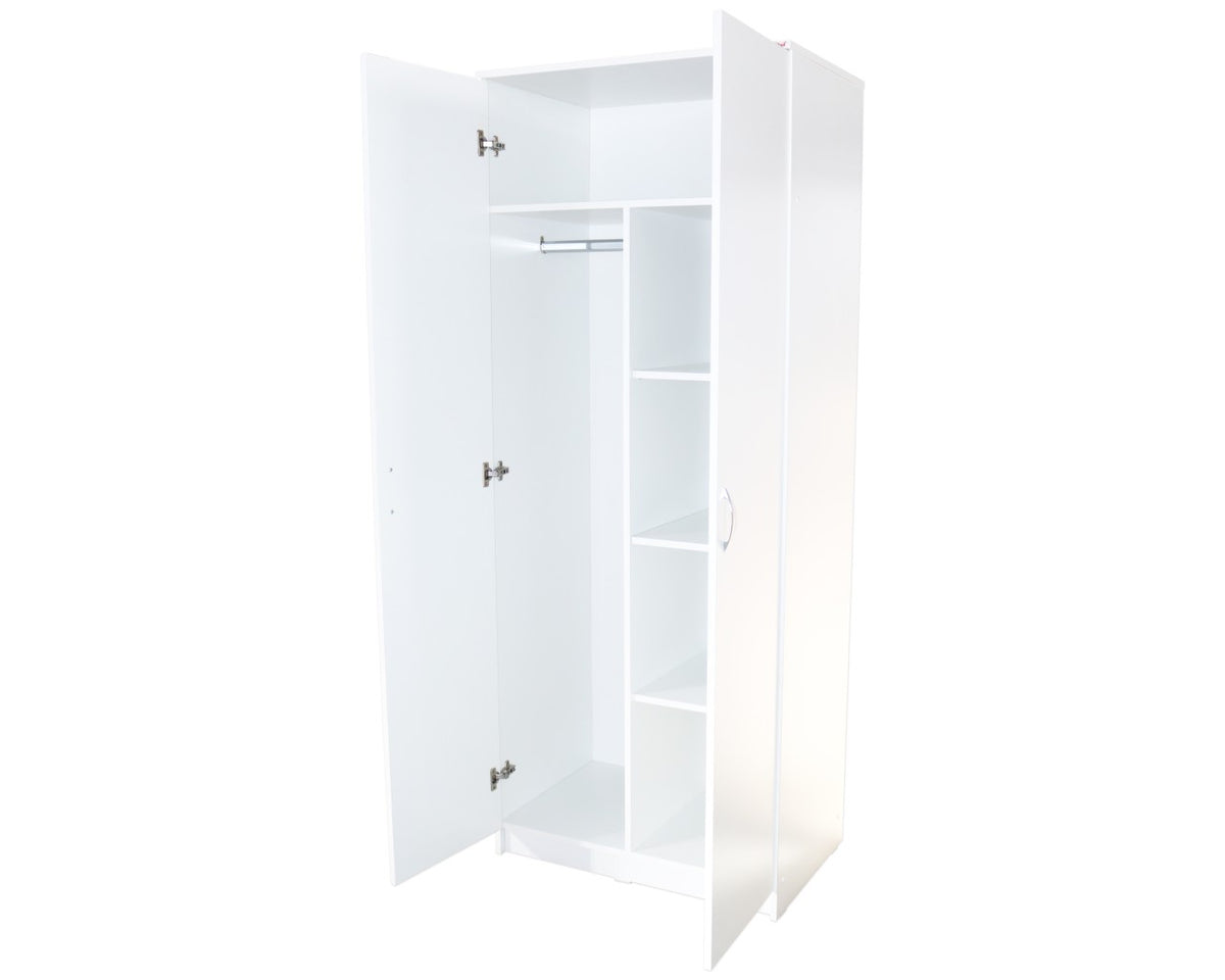 Dulap Soft 2 usi cu despartitor alb