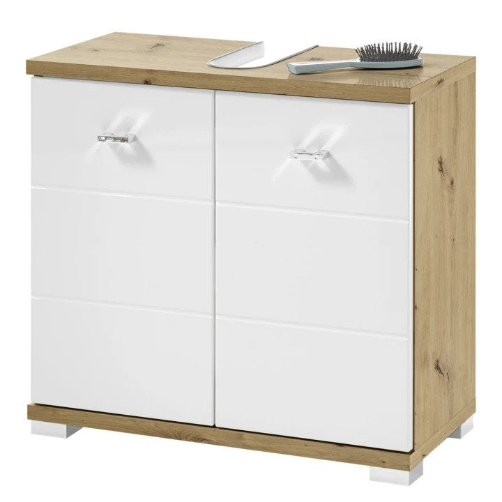 Dulapior Jasmund Decor alb de pin